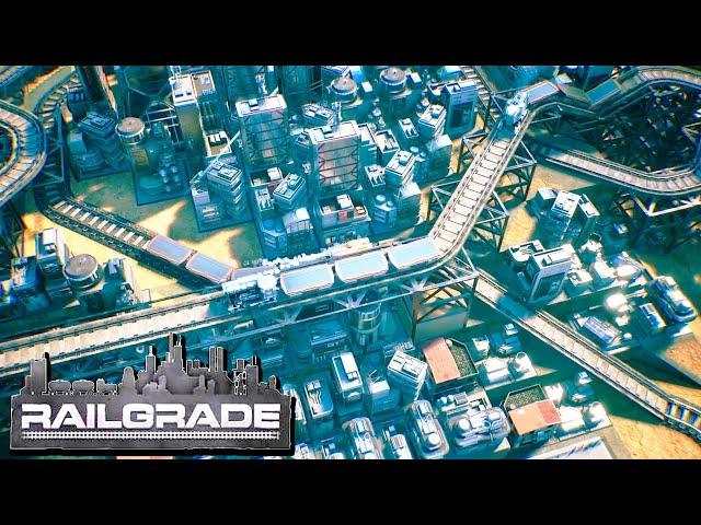 NEW - Dieselpunk Transport Building Tycoon in Factorio Like Setting in Colony | Railgrade Gameplay