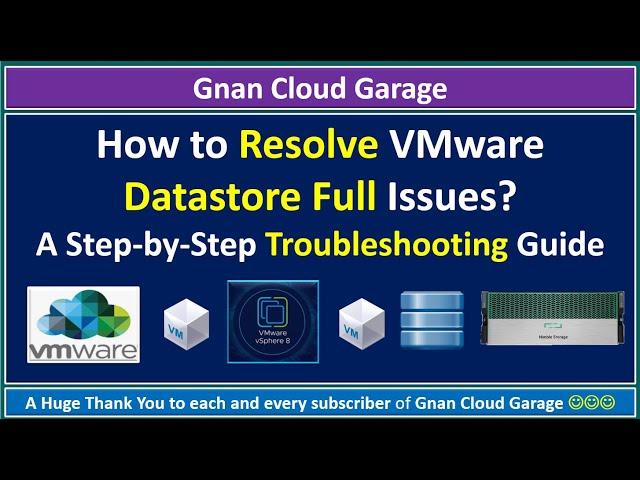 How to Resolve VMware Datastore Full Issues? | A Step-by-Step Troubleshooting Guide