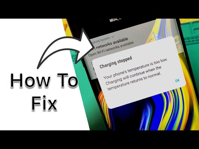 Galaxy Note 9 - How To Fix "Charging Paused - Battery Temperature Too Low" Error