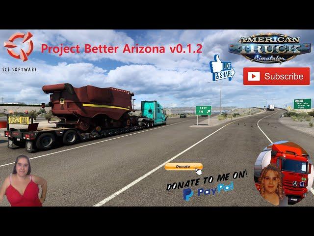 American Truck Simulator (1.42) Project Better Arizona v0.1.2 by AzNate + DLC's & Mods