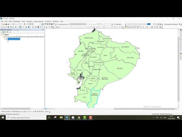 Extraer elemento de un Shapefile - ArcGIS