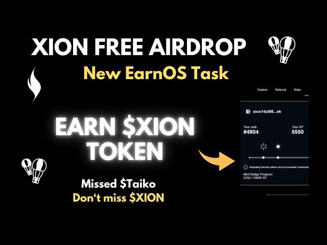 Burnt Xion Free Airdrop New Task || XION New NFT Claim Update