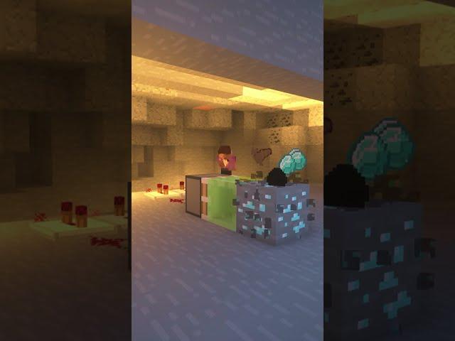 Khaby Lame create diamond generator in Minecraft 