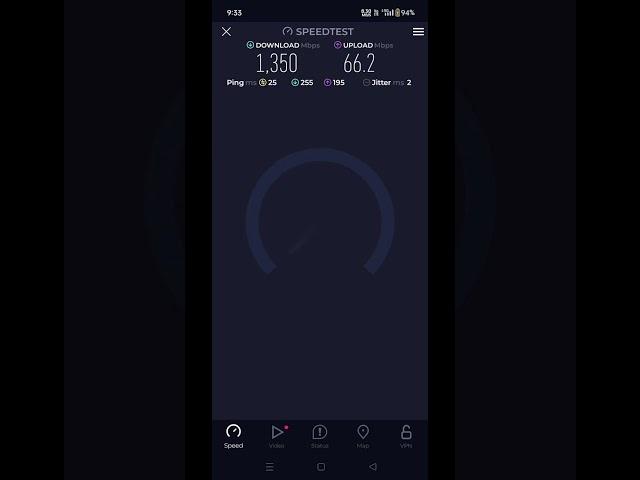 Jio 5G N78 and N28 Speed test in Sheohar