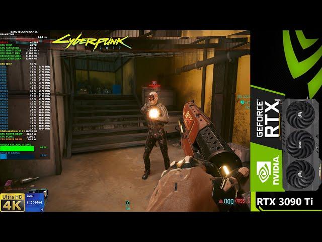 CyberPunk 2077 Ultra Settings Ray Tracing DLSS 4K | RTX 3090 Ti | i9 12900K