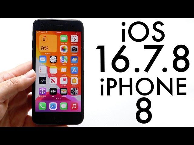 iOS 16.7.8 On iPhone 8! (Review)