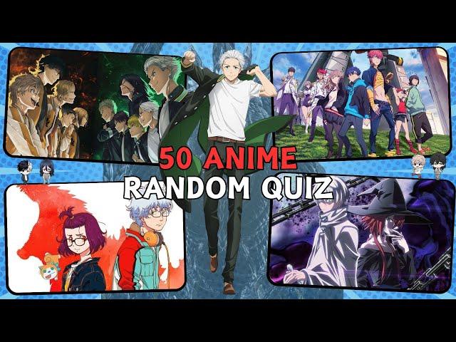 Random Anime Quiz: Test Your Otaku IQ | 50+++  Ultimate Anime Quiz |