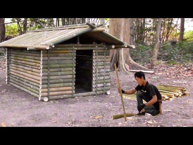 MEMBUAT SHELTER NYAMAN DARI BAMBU, SEDERHANA DAN AMAN MENGHANGATKAN