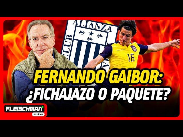 "FERNANDO GAIBOR revela que quiere GOROSITO para ALIANZA LIMA en 2025" | Fleischman en línea