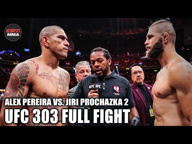 UFC FULL FIGHT:  Alex Pereira vs. Jiri Prochazka 2 [UFC 303 – June 29, 2024] | ESPN MMA