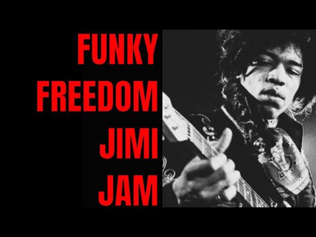 Super Funky Jimi Hendrix Style Jam Guitar Backing Track (C Minor)