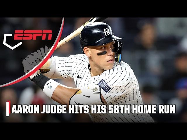 Aaron Judge POWER SURGE  5th straight game with HR, now 58 on the season | ESPN MLB