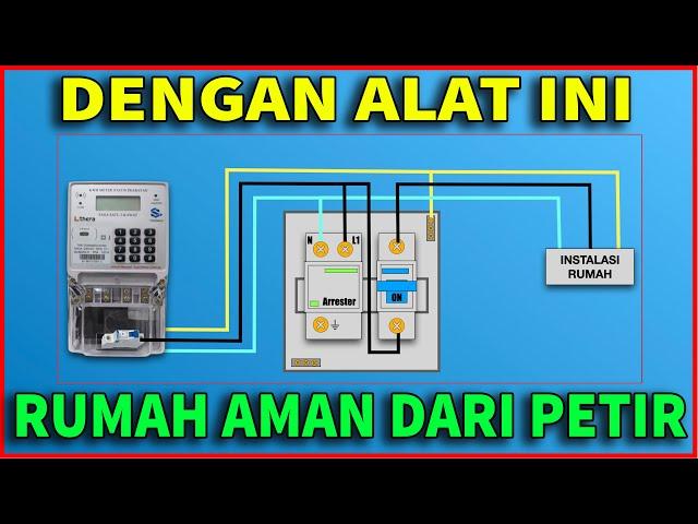 CARA PASANG SURGE ARRESTER - ANTI PETIR ?