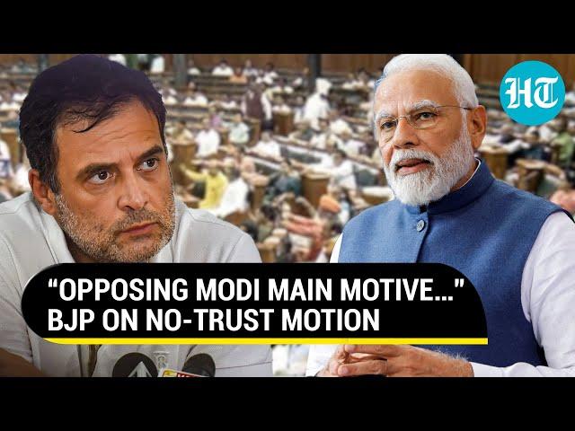 No-Confidence Motion: BJP Slams Opposition, Says ‘Desperate Bid To Get Noticed…’ | Watch