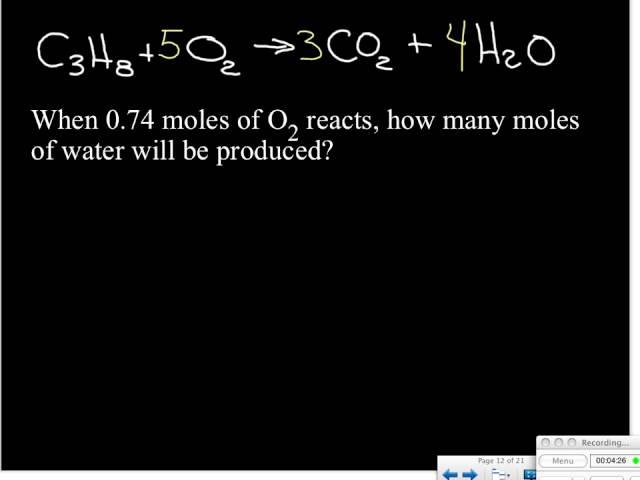 Stoichiometry Part 1