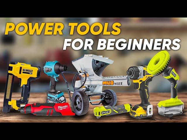 Power Tools For Beginners - Milwaukee, Dewalt, Makita, Ryobi