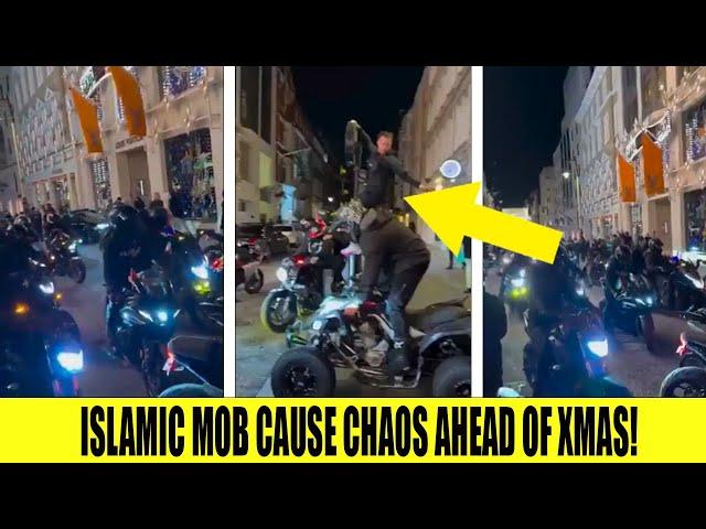 SHOCKING Footage Shows Islamist Mob Cause CHAOS In Central London Ahead Of Christmas!