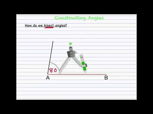 How to Construct 30, 45, 60, 90, and 120 degrees