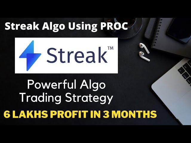 Streak trading strategy with above 90% accuracy | Stock market trading | 6 Lakh Profit in 3 months