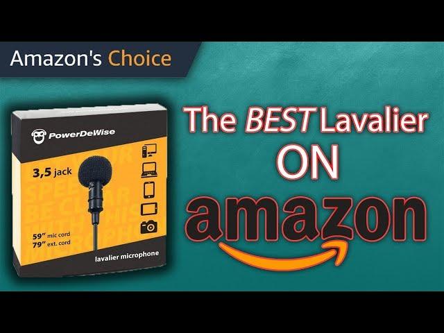 THE BEST $20 LAVALIER MIC ON AMAZON - PowerDeWise Lav