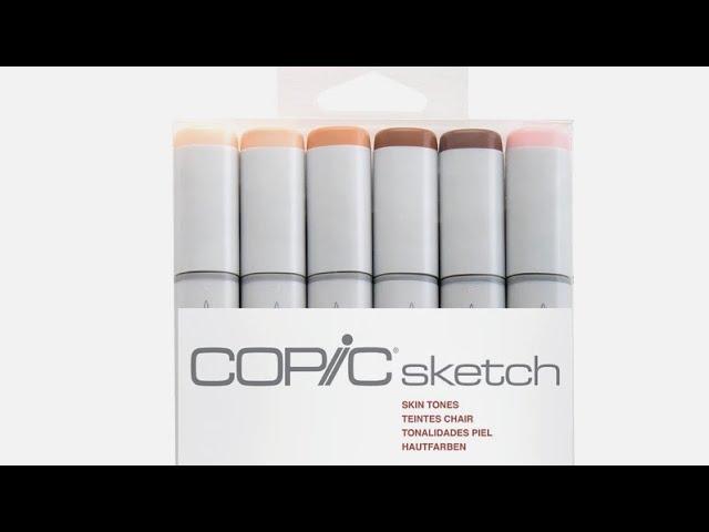 Copic sketch markers (skin tones set)