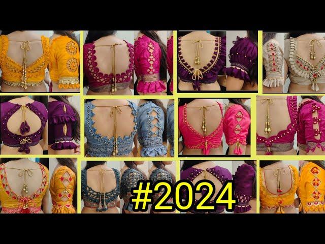 very very stylish new latest blouse design collection photos and image|| new blouse design 2024