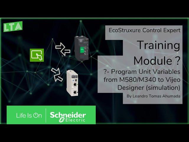 Training Control Expert - Mx.x Program Unit linking variables to Vijeo Designer