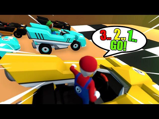 SUPER MARIO KART in HUMAN FALL FLAT