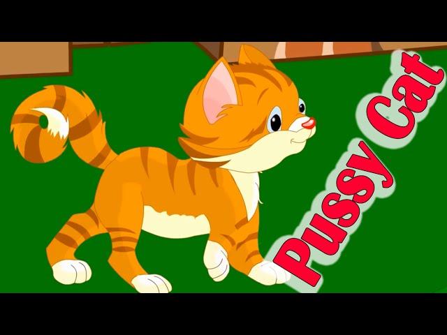 Punjabi Rhymes for Children | Pussy Cat Nursery Rhyme in Punjabi for Kids