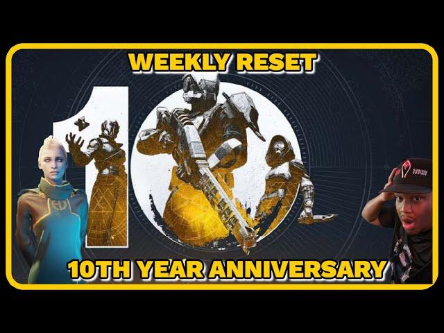 Destiny 2 10Th Year Anniversary Weekly Reset Stream! Act3 New Story! New Exotic! New Armor!