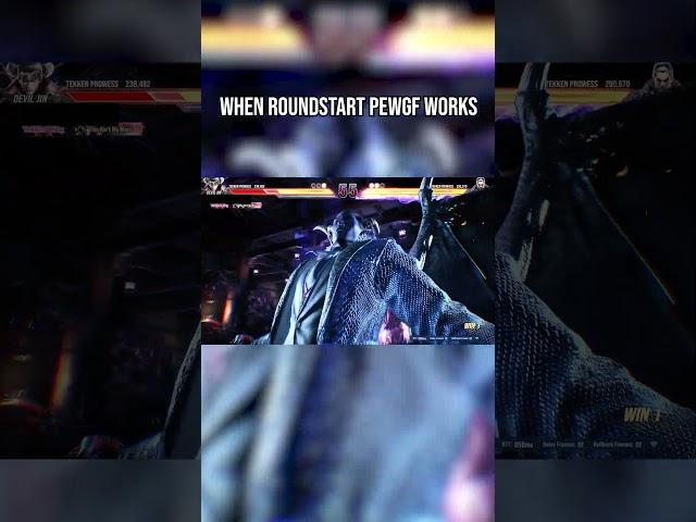 Roundstart PEWGF works! #tekken8 #tekken #kazuya #mishima #kazuyamishima #tk8 #tk #pewgf #gaming