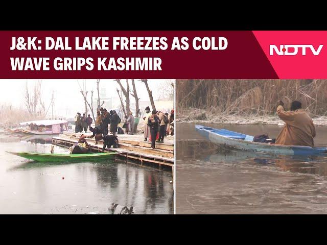 Jammu Kashmir News | Dal Lake Freezes As 'Chillai Kalan' Ushers In Intense Cold Wave In Kashmir