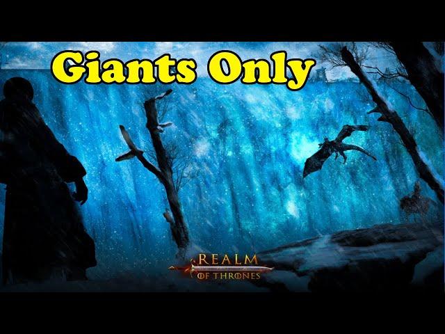 Giants Attack Castle Black | Bannerlord Realm of Thrones Giants Only #6