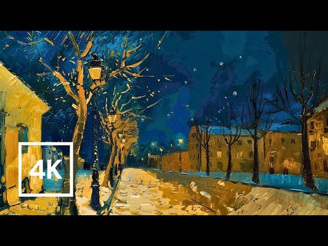 Van Gogh's Nights: Lantern Light and Bold Strokes - Nightscapes in the Style of Van Gogh