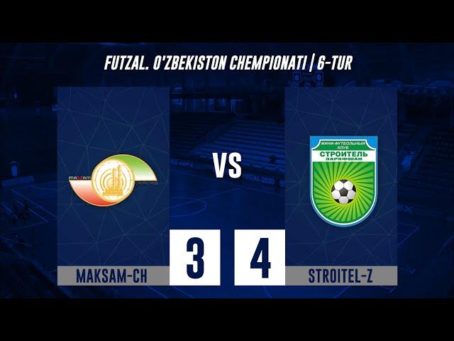 Futzal. Maksam-Chirchiq - Stroitel-Zarafshon - 3:4. O'zbekiston chempionati | 6-tur (15.10.2020)