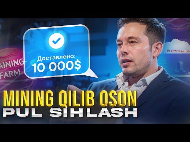 Har kuni internetda Mining qilib pul ishlash 2024 | Telefonda oson pul ishlash  2024