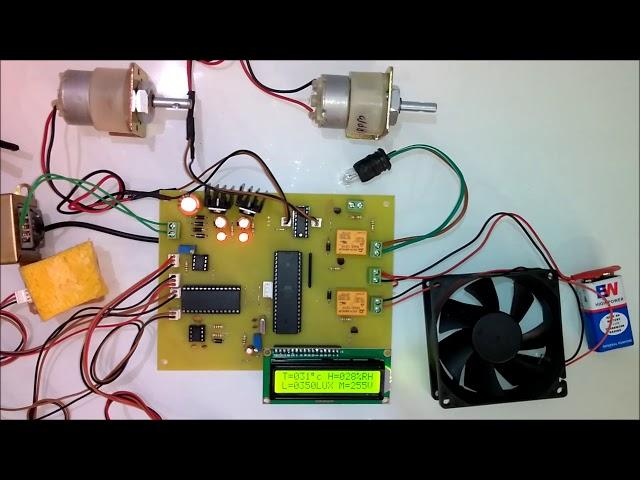 Greenhouse Environment Monitoring and controlling