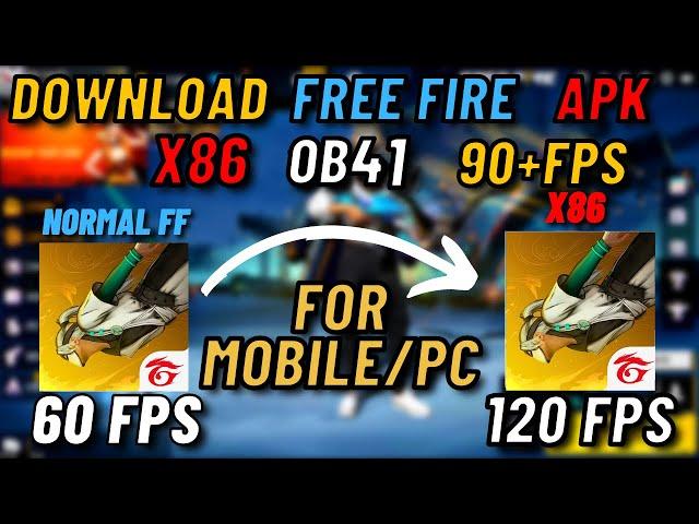 FREE FIRE X86 OB41 APK DOWNLOAD | FREE FIRE X86 APK OB41 | FREE FIRE X86 AMAZON APP STORE