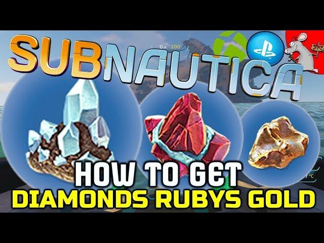 How To Find Diamonds In Subnautica Nintendo Switch PS4 Xb1 Plus Rubies And Gold!