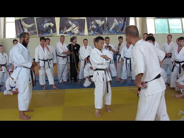 Yahara Sensei seminar. Moscow 2013