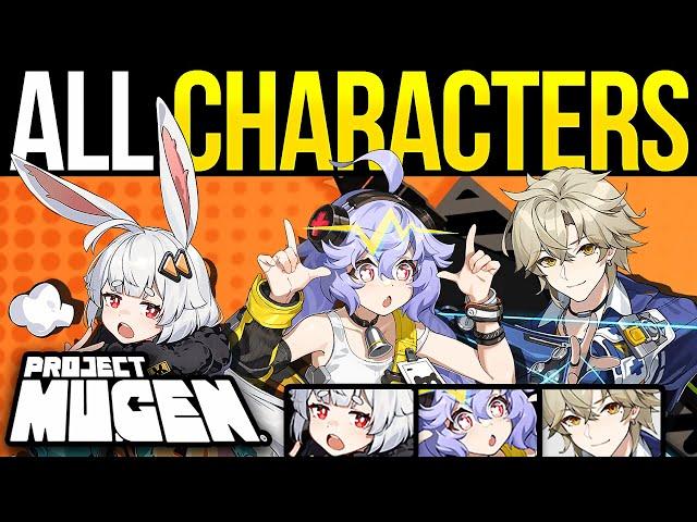 Project Mugen - NEW GAMEPLAY! & ALL CHARACTERS!