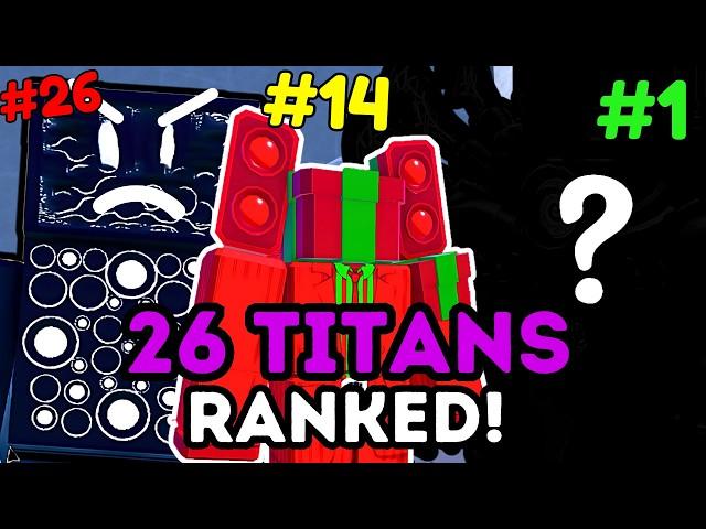 Ranking EVERY Titan From WORST to BEST! | Pro Tier List 2024
