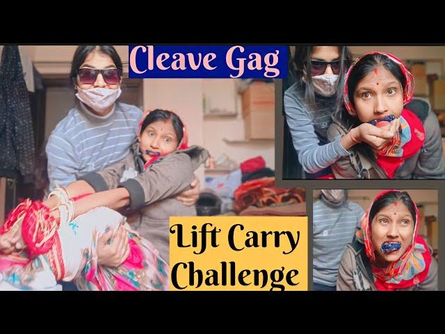 #like Cleave Gag||Lift Carry challenge||Escape Hogtie Challenge||Manya Creation||Challenging video