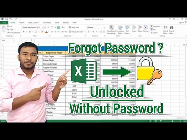 How to Open Protected Excel Sheet without Password | Unlock Protected Excel Sheet without Password