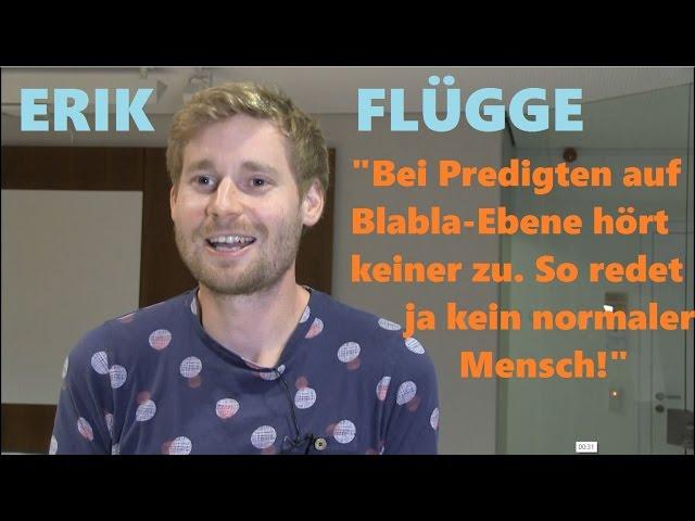 "Die meisten Predigten bleiben auf der Blabla-Ebene"