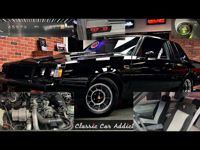 1987 Buick Grand National BIG TURBO Under Carriage Test Drive SOLD Classic Car Addict