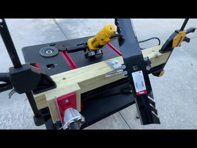 Best Lawn Mower Blade Sharpener Sharpening Tool Setup Configuration Review (Portable)