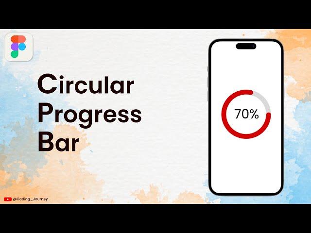 Circular Progress Bar in Figma | Figma Tutorial | Progress Indicator in Figma | Loading indicator