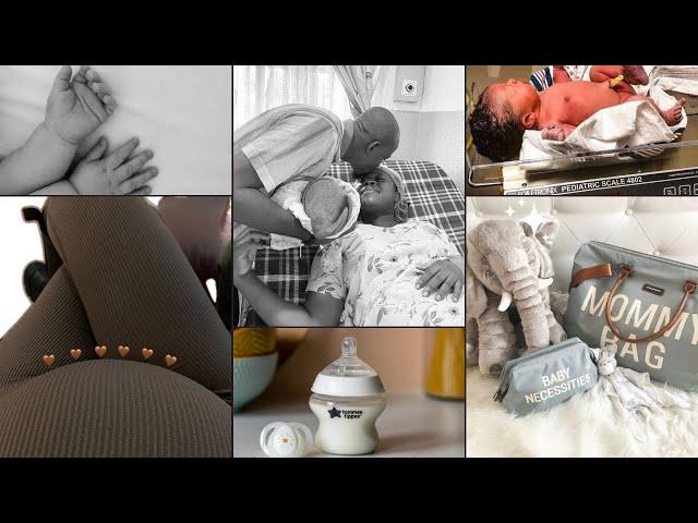 BIRTH VLOG: My RAW & REAL DELIVERY IN NIGERIA — meet our baby boy 