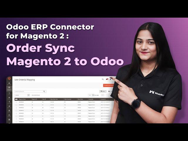 Odoo ERP Connector for Magento 2 | Order Sync Magento 2 to Odoo